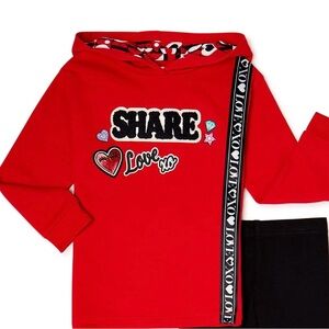 Garanimals Red and Black Hoodie with SHARE Design